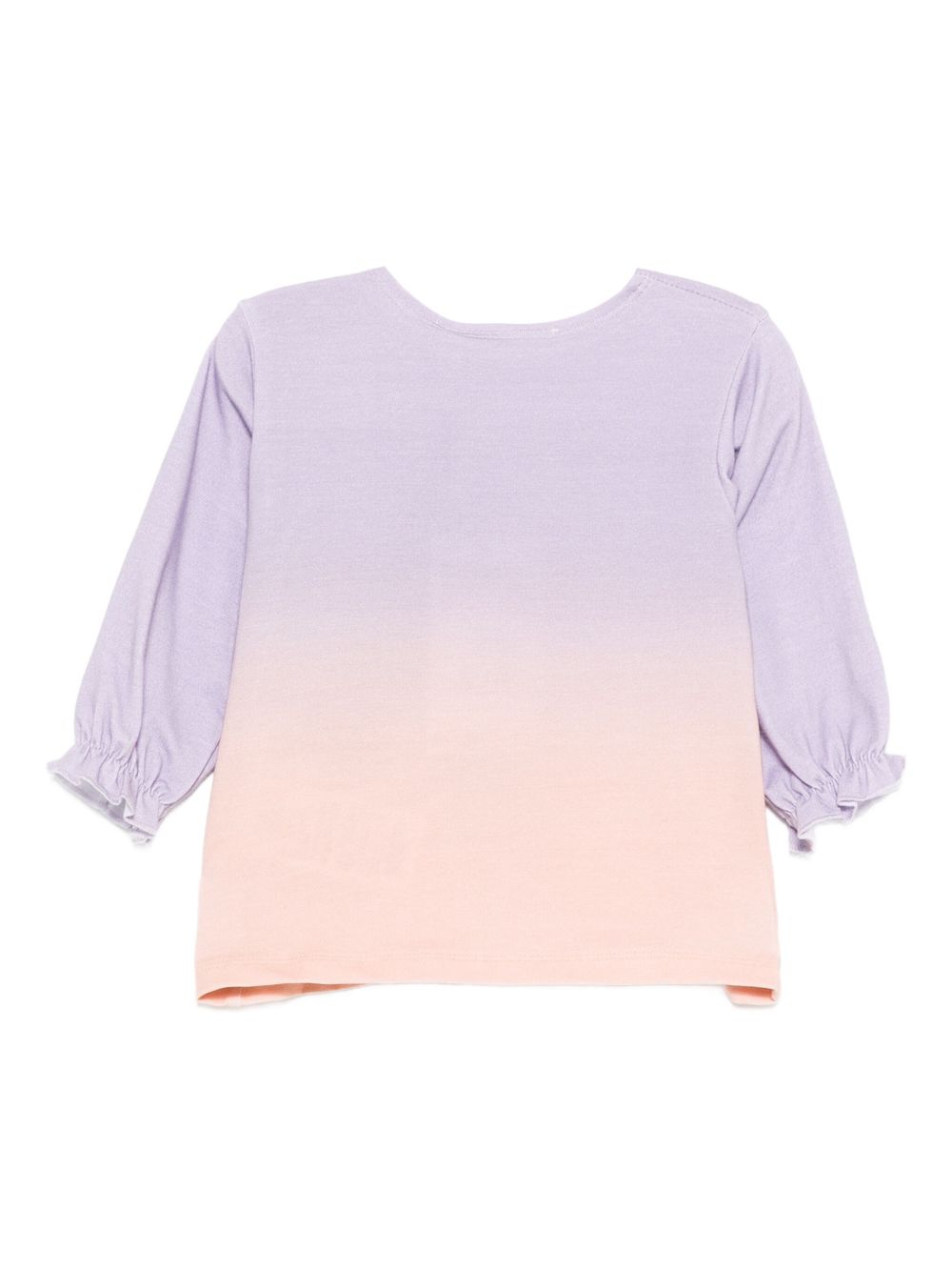 T-shirt per neonata Molo multicolore con stampa di gatto 4W25A401 4981 MOLO KIDS 