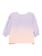 T-shirt per neonata Molo multicolore con stampa di gatto 4W25A401 4981 MOLO KIDS 