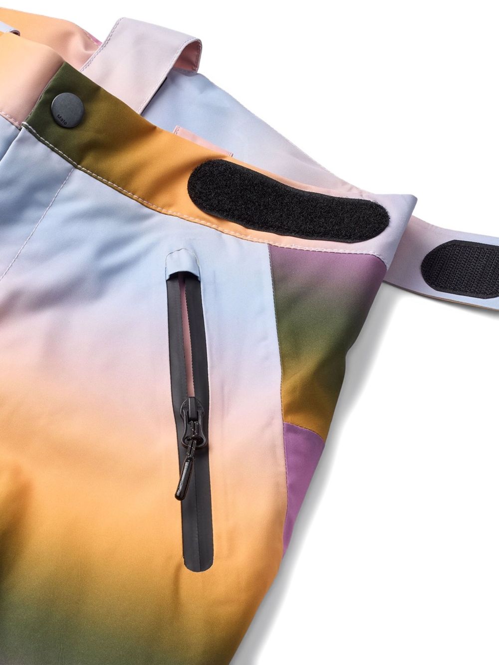 Pantaloni Jump Pro per bambina Molo multicolore con chiusura con zip nascosta e bottone 5W25I101 9362 MOLO KIDS 