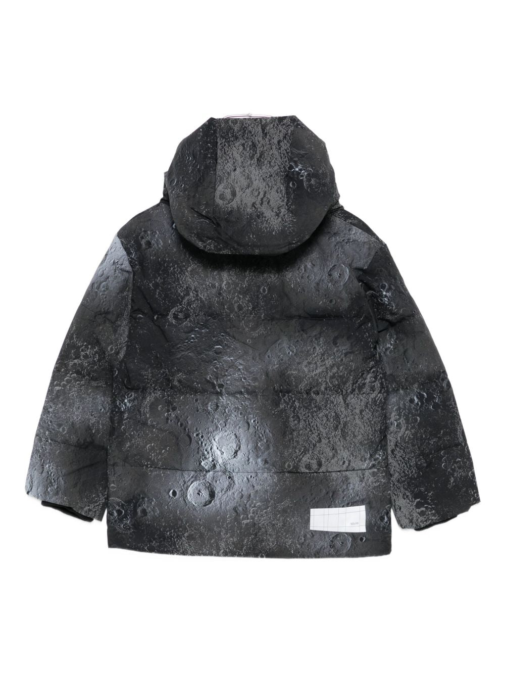 Giubbino Hilo per bambino Molo nero con stampa all-over 5W25M305 9371 MOLO KIDS 