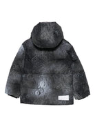 Giubbino Hilo per bambino Molo nero con stampa all-over 5W25M305 9371 MOLO KIDS 