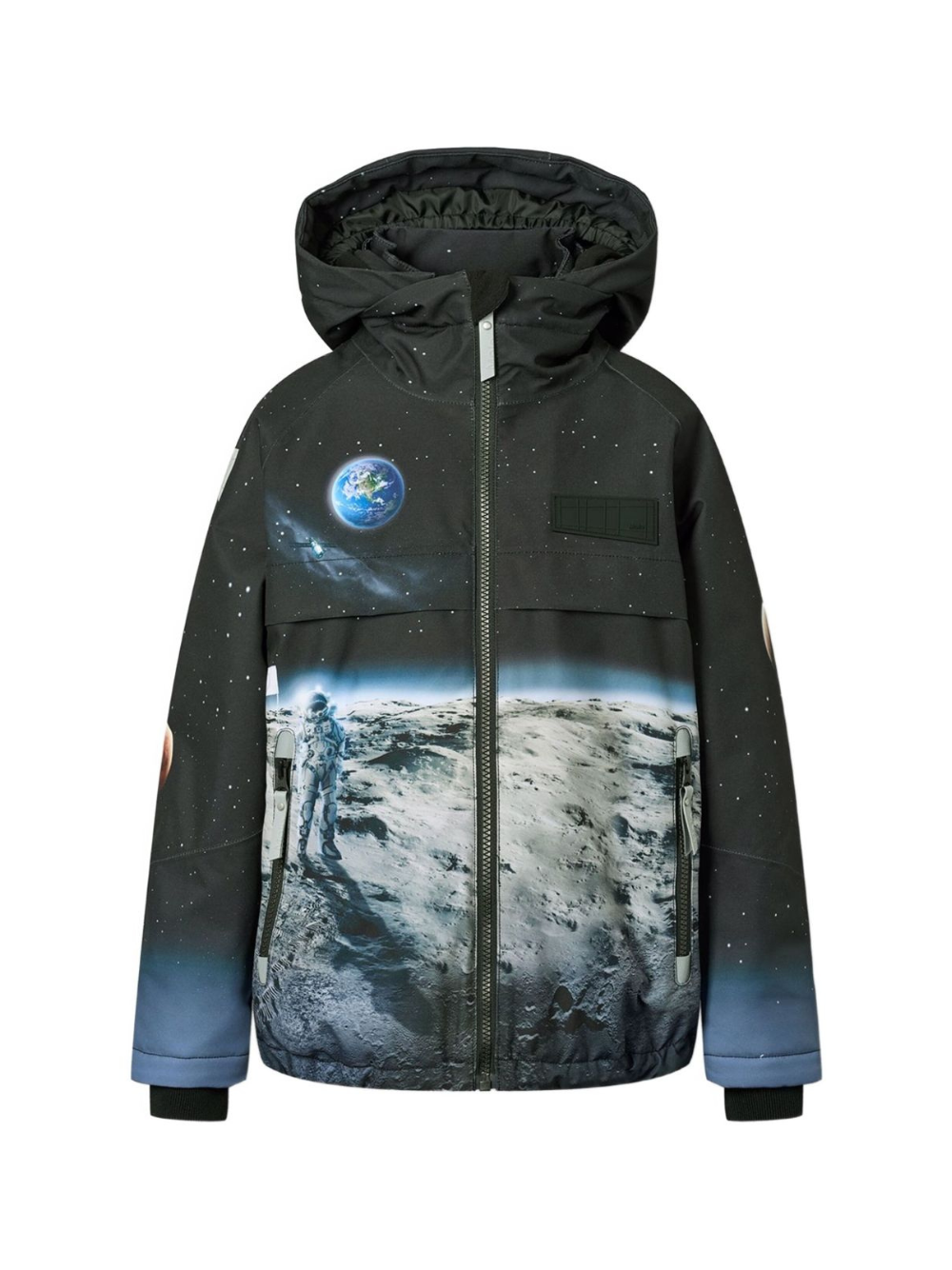 Giubbino Castor per bambino Molo multicolore con stampa grafica all-over 5W25M309 4950 MOLO KIDS 