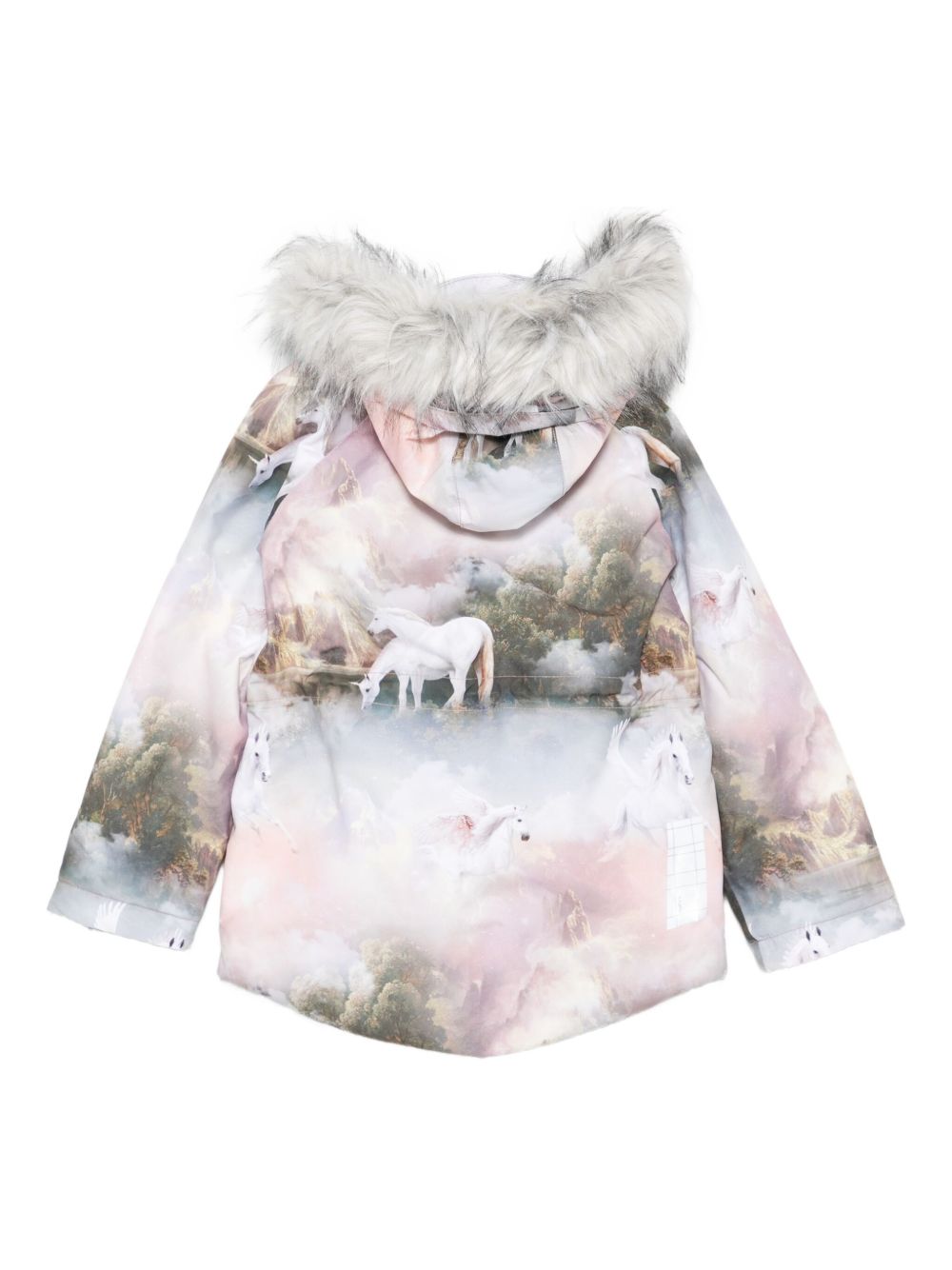 Giubbino per bambina Molo rosa con stampa unicorni 5W25M310 9364 MOLO KIDS 