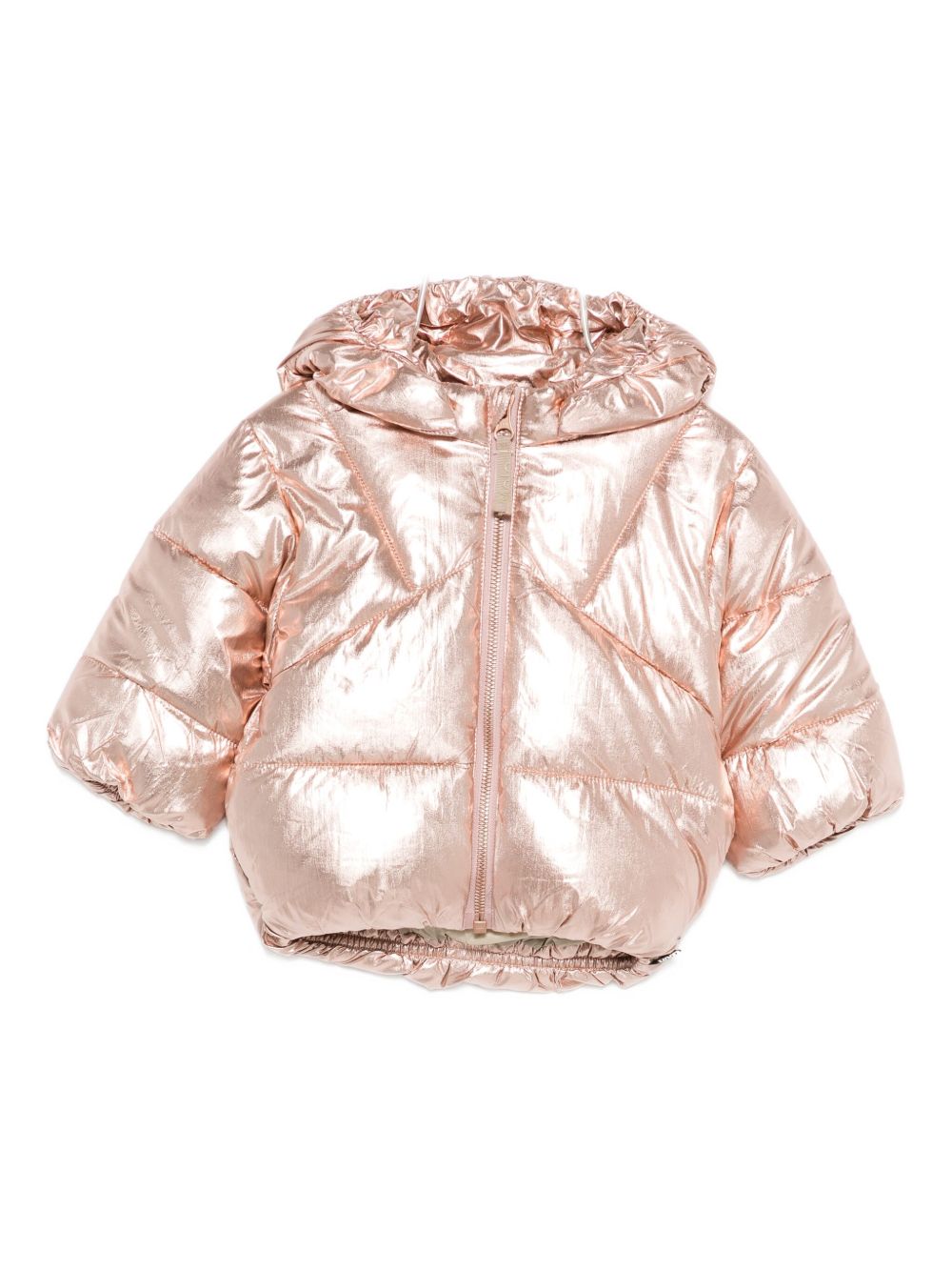Giubbino Harpo per neonata Molo rosa con effetto metallizzato 5W25M318 5399 MOLO KIDS 