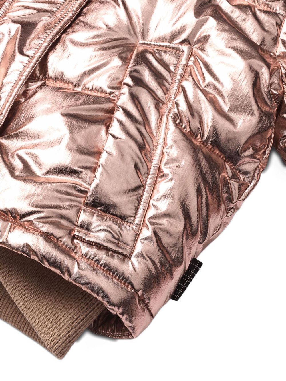 Giubbino per bambina Molo rosa con effetto metallizzato 5W25M322 5399 MOLO KIDS 