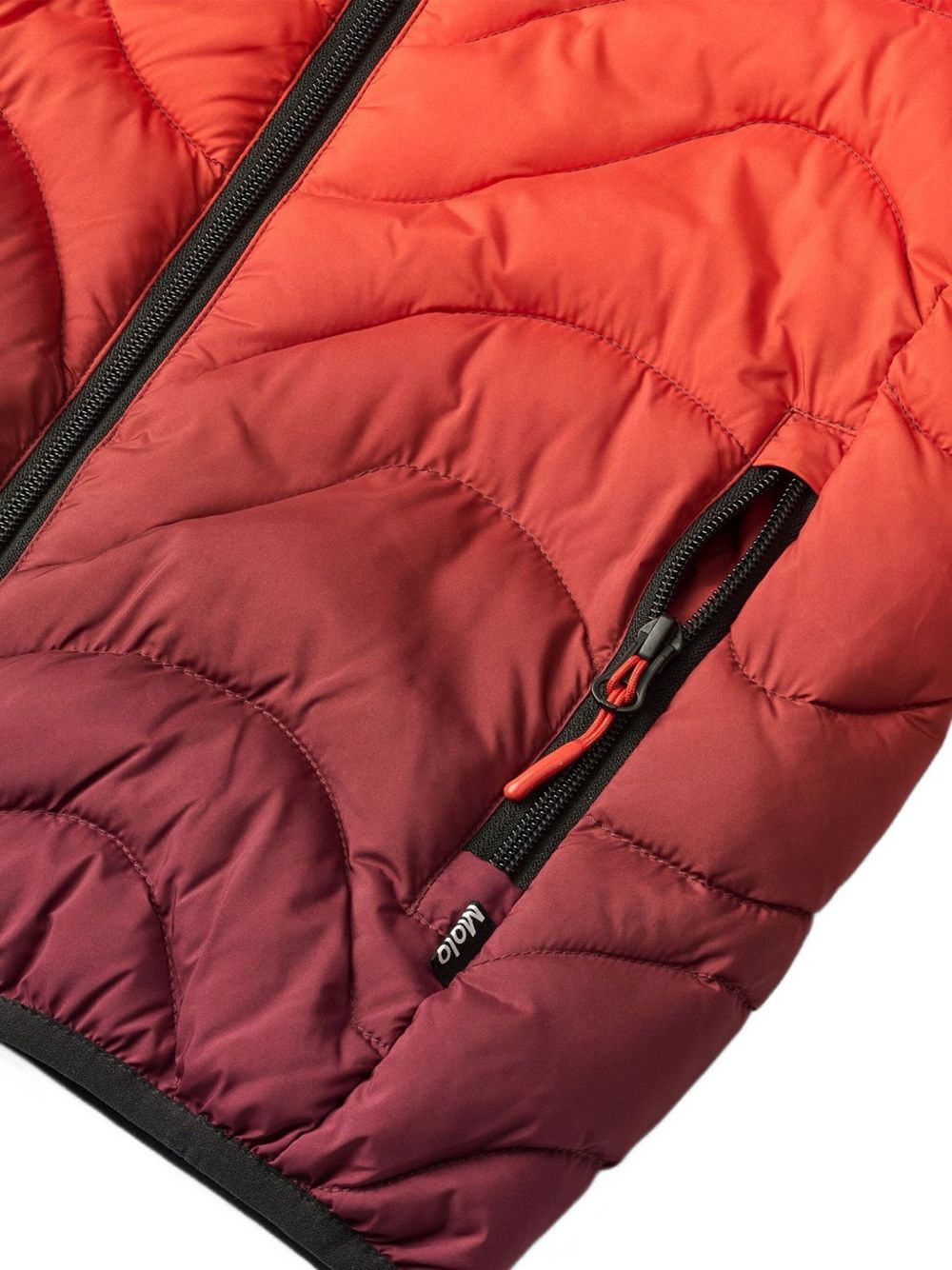 Giubbino Hao per bambina Molo rosso con cappuccio rimovibile 5W25M335 4945 MOLO KIDS 
