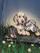 Felpa per neonato Molo blu con stampa cane 6W25A404 9679 MOLO KIDS 