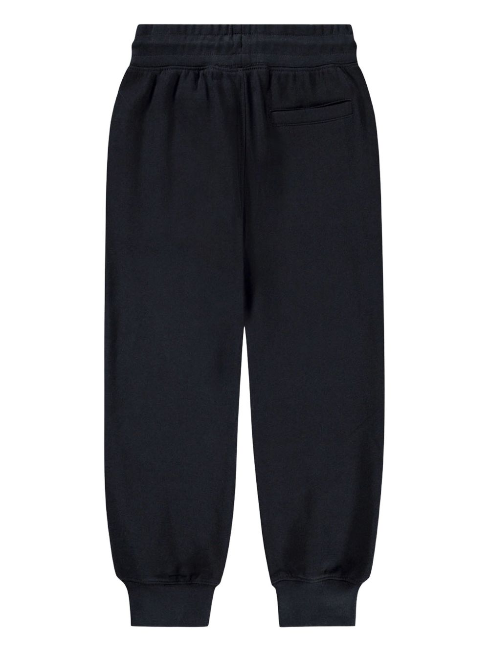 Pantaloni sportivi per bambino Molo Alvar nero con orli alle caviglie elasticizzati 6W25I202 0099 MOLO KIDS 