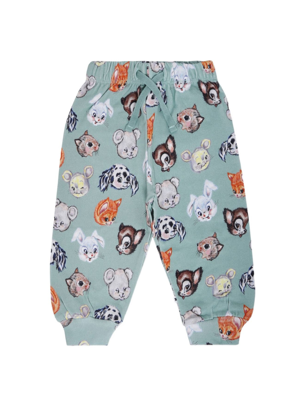 Pantaloni sportivi per neonato Molo verdi Simeon con stampa grafica all-over 6W25I209 9399 MOLO KIDS 