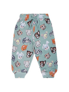 Pantaloni sportivi per neonato Molo verdi Simeon con stampa grafica all-over 6W25I209 9399 MOLO KIDS 
