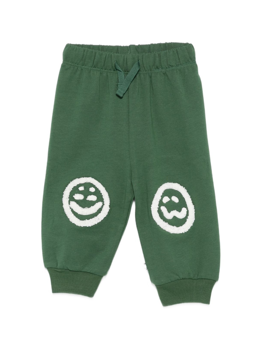 Pantaloni sportivi per neonato Molo verdi con faccina sorridente 6W25I210 5533 MOLO KIDS 