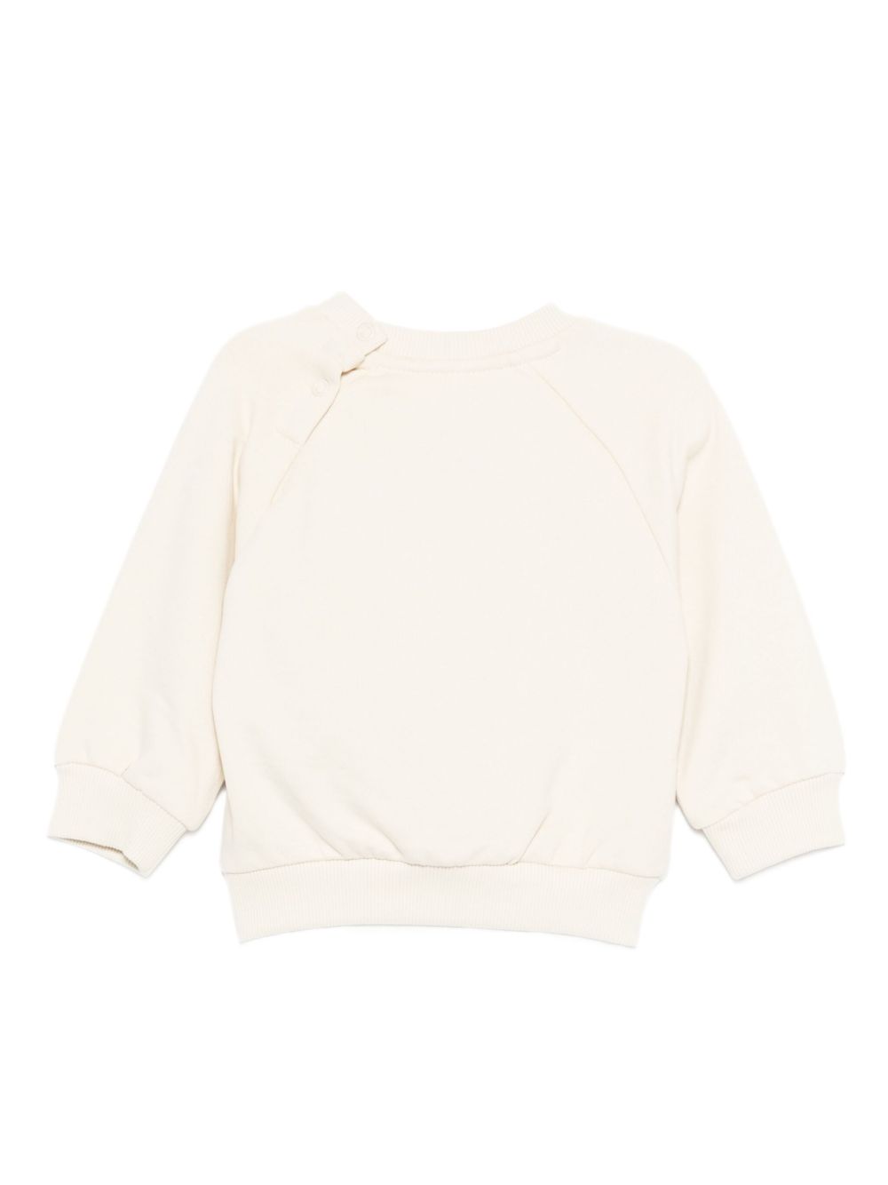 Felpa per neonati Molo bianco con stampa di uccelli 6W25J202 4964 MOLO KIDS 