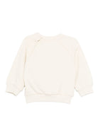 Felpa per neonati Molo bianco con stampa di uccelli 6W25J202 4964 MOLO KIDS 