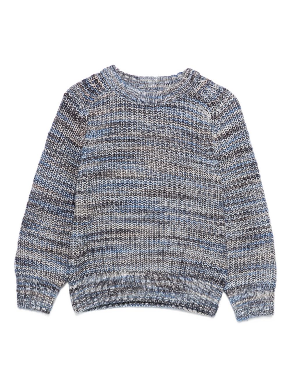 Maglione per bambino Molo grigio con motivo a strisce orizzontali 6W25K202 5573 MOLO KIDS 