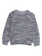 Maglione per bambino Molo grigio con motivo a strisce orizzontali 6W25K202 5573 MOLO KIDS 
