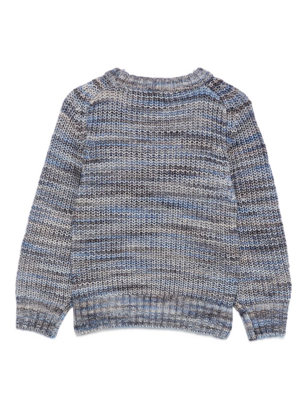 Maglione per bambino Molo grigio con motivo a strisce orizzontali 6W25K202 5573 MOLO KIDS 