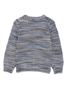 Maglione per bambino Molo grigio con motivo a strisce orizzontali 6W25K202 5573 MOLO KIDS 