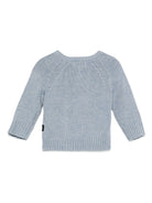 Maglione per neonati Molo azzurro con orsetto intarsiato 6W25K204 9676 MOLO KIDS 