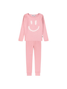 Pigiama per bambina Molo Lue rosa con stampa smile 6W25R501 5564 MOLO KIDS 