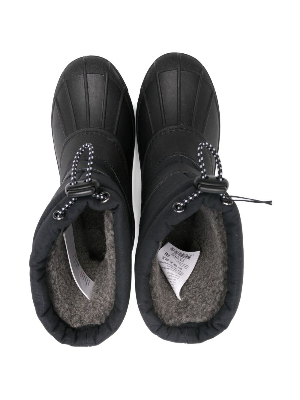 Stivali da neve per bambini Molo neri con suola in gomma 7NOSU601 0099 MOLO KIDS 