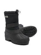 Stivali da neve per bambini Molo neri con suola in gomma 7NOSU601 0099 MOLO KIDS 