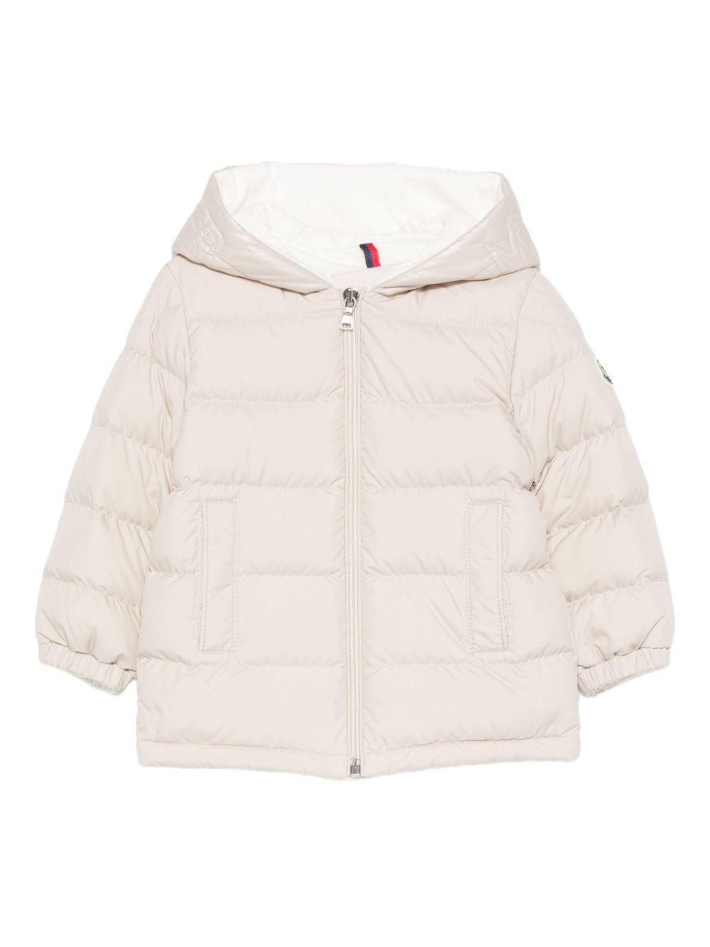 Giacca Najan per neonati Moncler Enfant beige con cappuccio K29511A00007597YW 20N MONCLER KIDS 