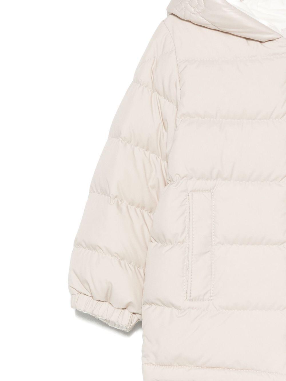 Giacca Najan per neonati Moncler Enfant beige con cappuccio K29511A00007597YW 20N MONCLER KIDS 