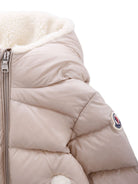 Piumino per neonati Moncler Enfant Bluma rosa con cappuccio K29511A00011597YF 268 MONCLER KIDS 