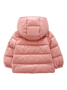 Giacca trapuntata per neonata Moncler Enfant rosa con cappuccio K29511A00013597Z8 51E MONCLER KIDS 