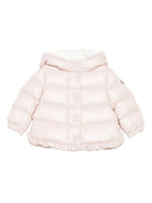 Piumino Tazui per neonata Moncler Enfant rosa con cappuccio K29511A00036597YX 50X MONCLER KIDS 