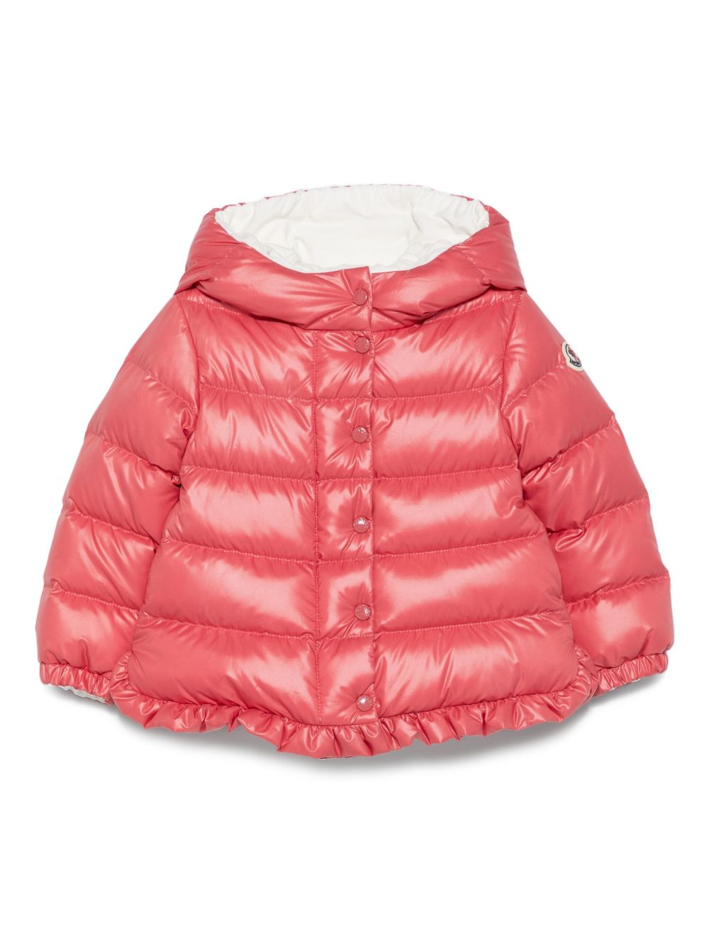 Giubbino Tazui per neonata Moncler Enfant rosso con design trapuntato K29511A00036597YX 56H MONCLER KIDS 