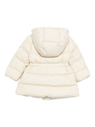 Giubbino per neonata Moncler Enfant beige con ruches sulle tasche K29511C00001597YW 041 MONCLER KIDS 