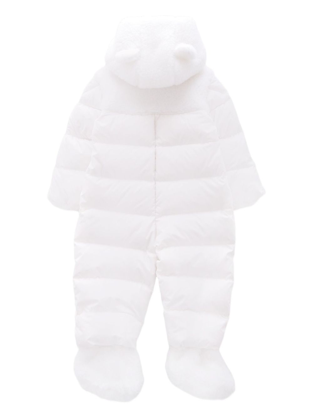 Tuta da neve Osof per neonati Moncler Enfant bianca con cappuccio K29511G00002597YW 032 MONCLER KIDS 