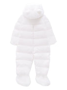Tuta da neve Osof per neonati Moncler Enfant bianca con cappuccio K29511G00002597YW 032 MONCLER KIDS 