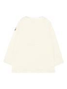 T-shirt per neonati Moncler Enfant avorio con stampa orsetto K29518D0000589AUM 034 MONCLER KIDS 