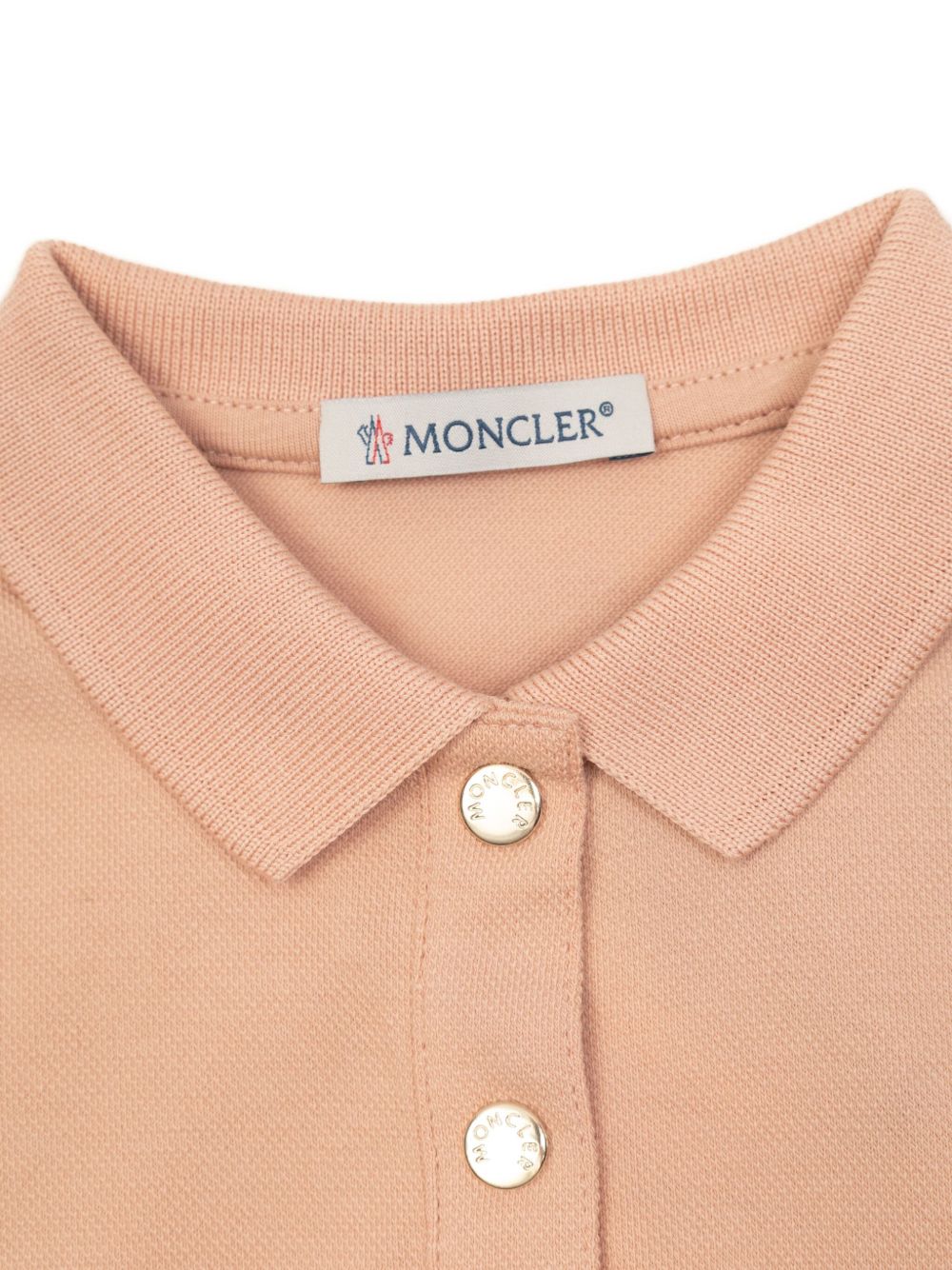 Abito per neonata Moncler Enfant rosa con pieghe K29518I0000289AL2 516 MONCLER KIDS 
