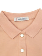 Abito per neonata Moncler Enfant rosa con pieghe K29518I0000289AL2 516 MONCLER KIDS 