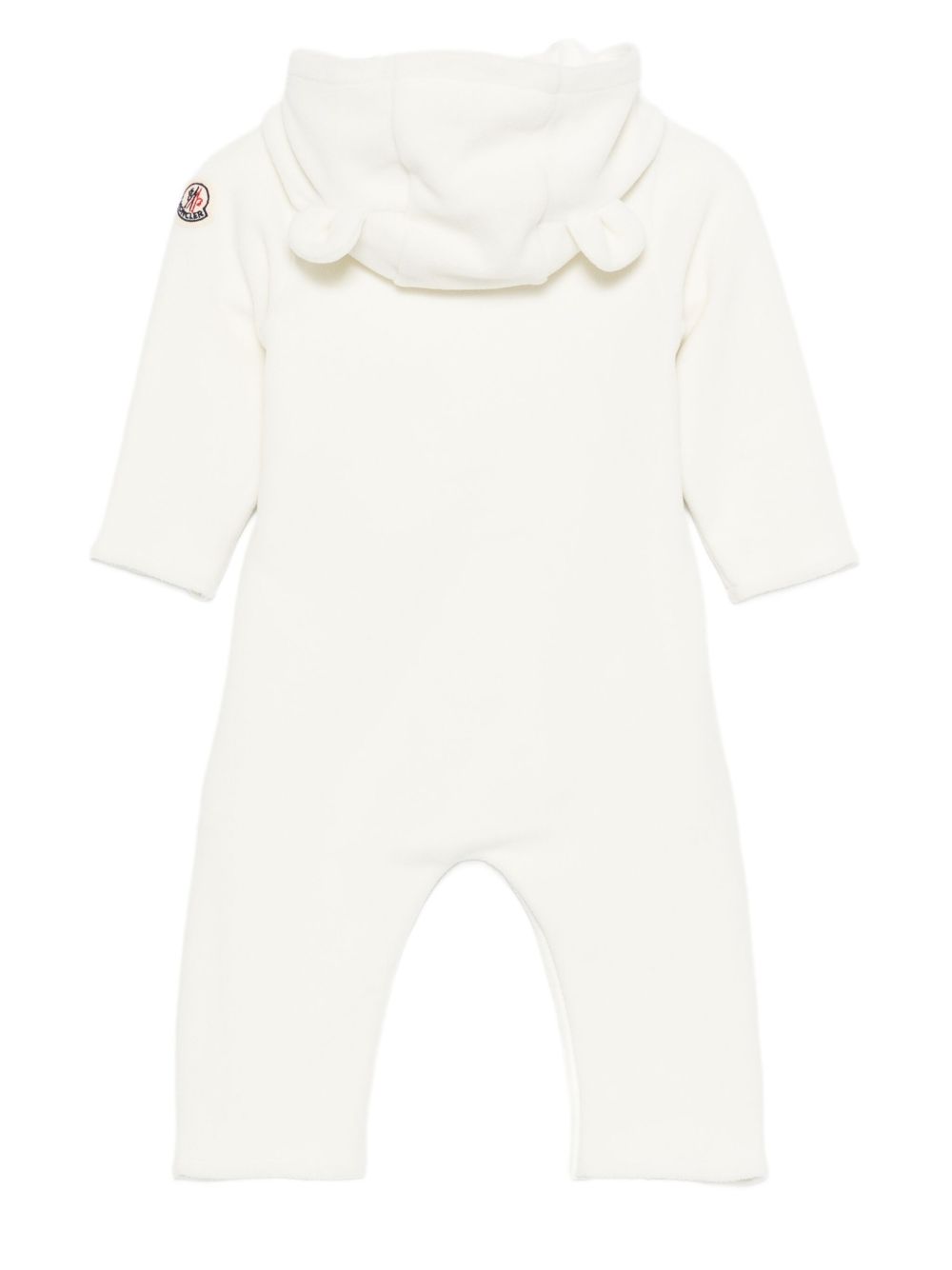 Tuta intera per neonati Moncler Enfant bianco con orecchie da animale K29518L0000380093 034 MONCLER KIDS 