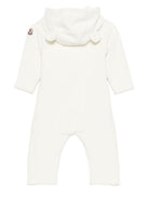 Tuta intera per neonati Moncler Enfant bianco con orecchie da animale K29518L0000380093 034 MONCLER KIDS 