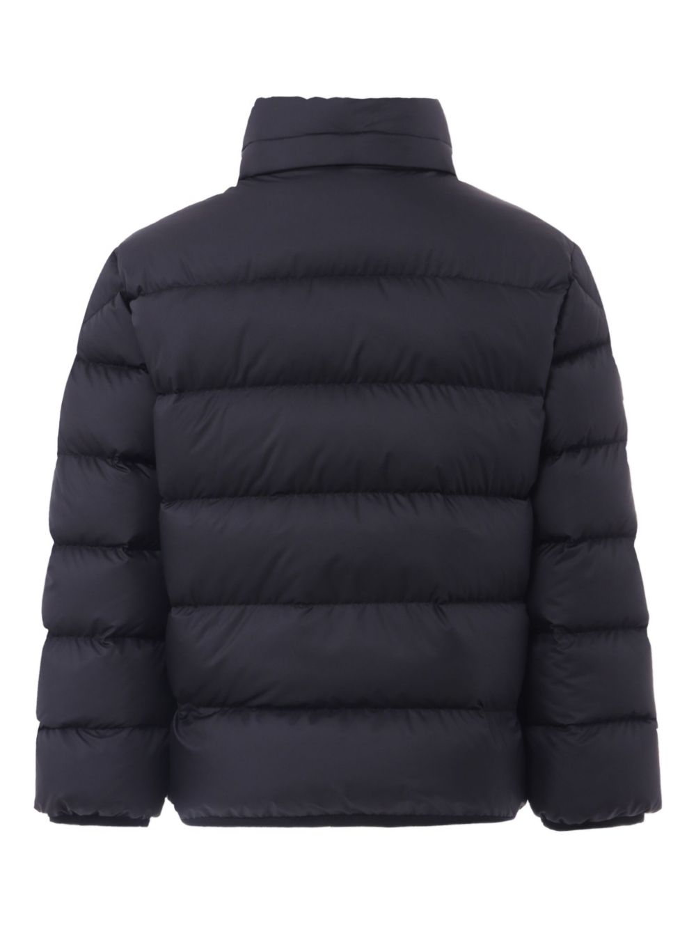 Giacca Joe per bambino Moncler Enfant nera trapuntata con bottoni automatici K29541A00026597X2 999 MONCLER KIDS 