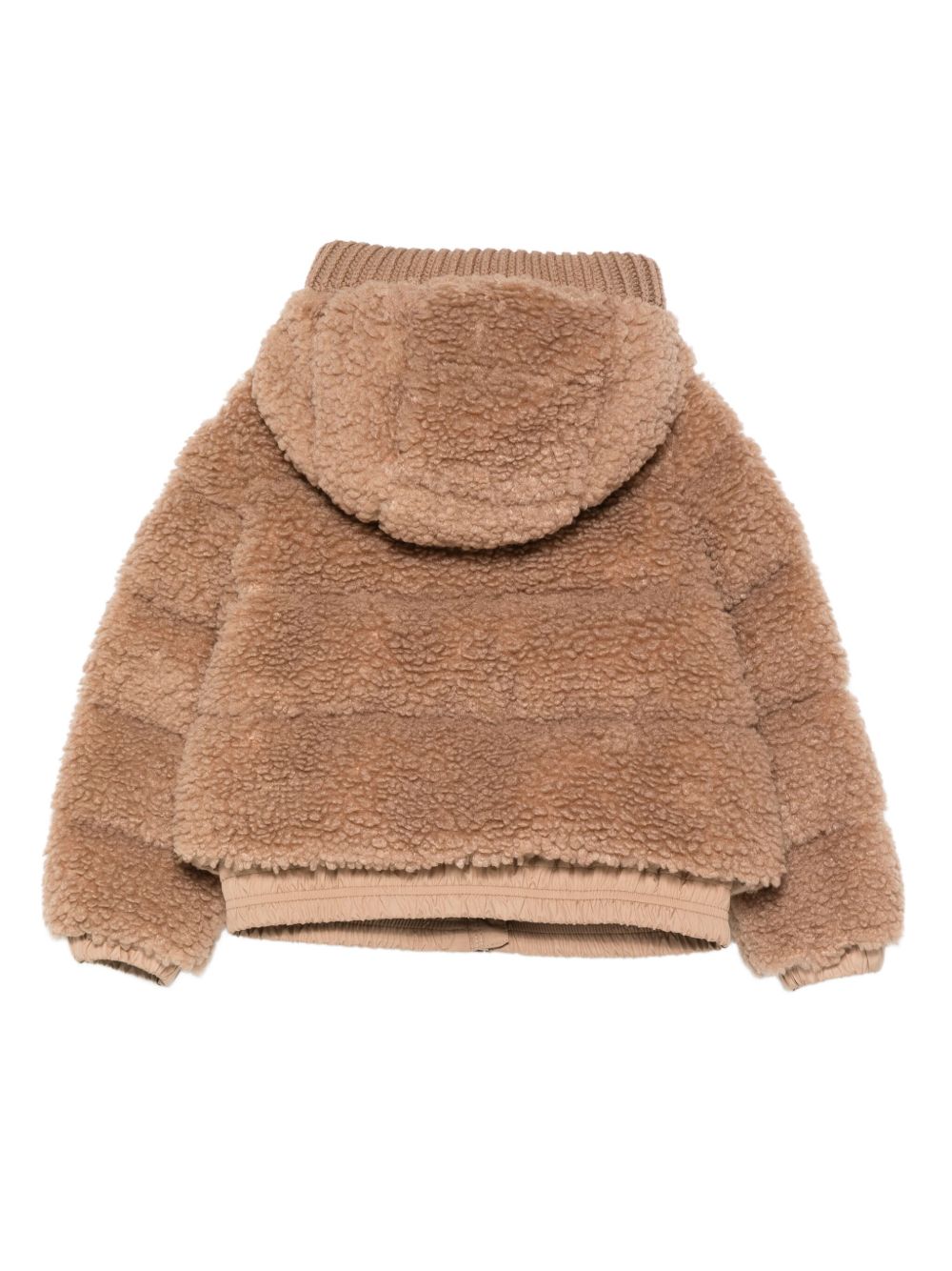 Giacca Adalbertas per bambina Moncler Enfant Adalbertas marrone in pile con zip K29541A0008989B1S 226 MONCLER KIDS 