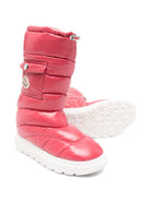 Stivali da neve per bambina Moncler Enfant fucsia con design imbottito K29544H00010M3463 559 MONCLER KIDS 