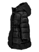 Piumino per bambina Monnalisa nero con cappuccio 17F101 6020 0050 MONNALISA KIDS 