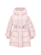 Piumino per bambina Monnalisa rosa con cappuccio 17F101 6020 0090 MONNALISA KIDS 