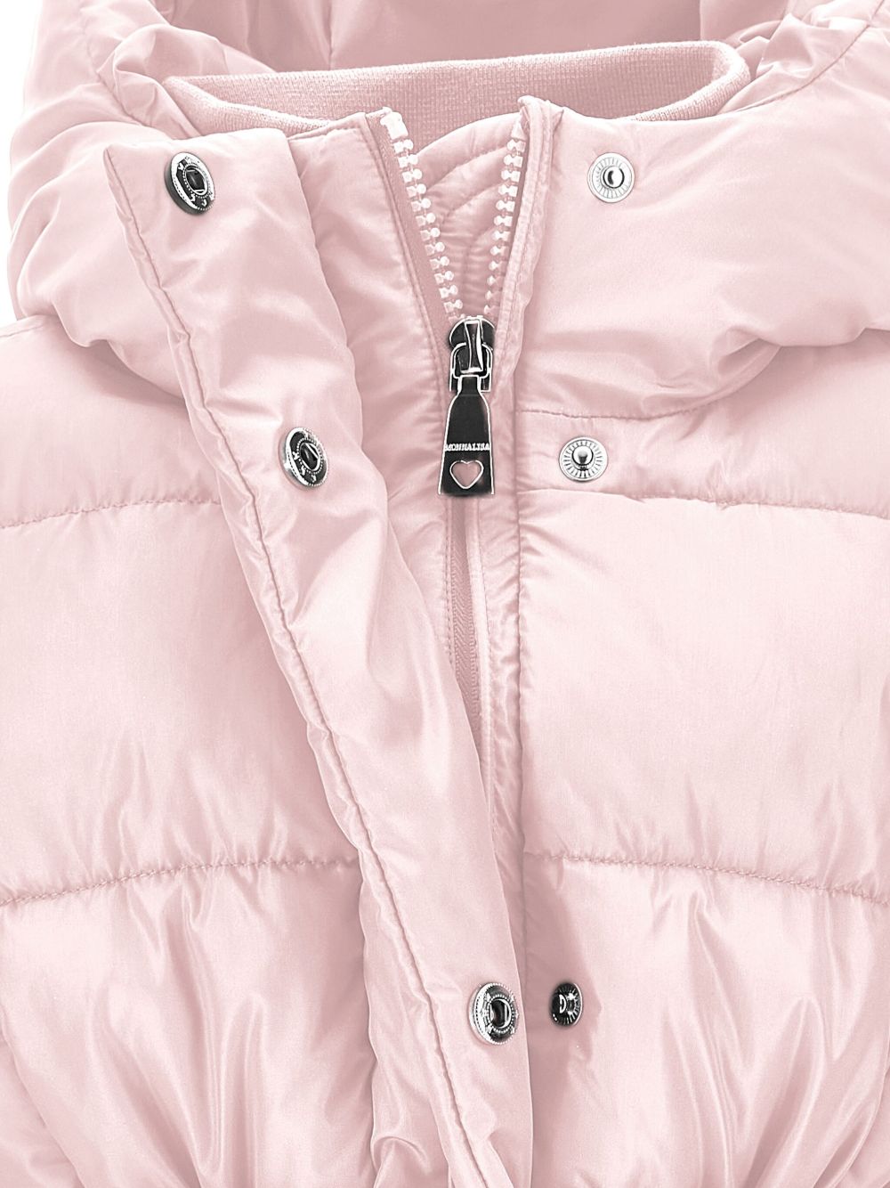 Piumino per bambina Monnalisa rosa con cappuccio 17F101 6020 0090 MONNALISA KIDS 