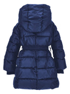 Piumino per bambina Monnalisa blu con cappuccio 17F101 6020 056D MONNALISA KIDS 