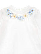 Blusa per neonata Monnalisa bianca con stampa a fiori 31F623 6203 0158 MONNALISA KIDS 