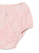 Abito per neonata Monnalisa rosa con colletto arricciato 35F513 6009 0091 MONNALISA KIDS 