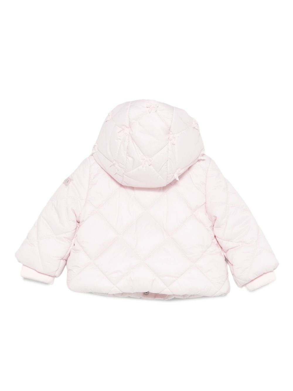 Giubbino per neonata Monnalisa rosa con cappuccio 37F100 6022 0090 MONNALISA KIDS 