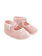 Ballerine per neonata Monnalisa rosa con cinturino Mary Jane 73F003 6803 0092 MONNALISA KIDS 